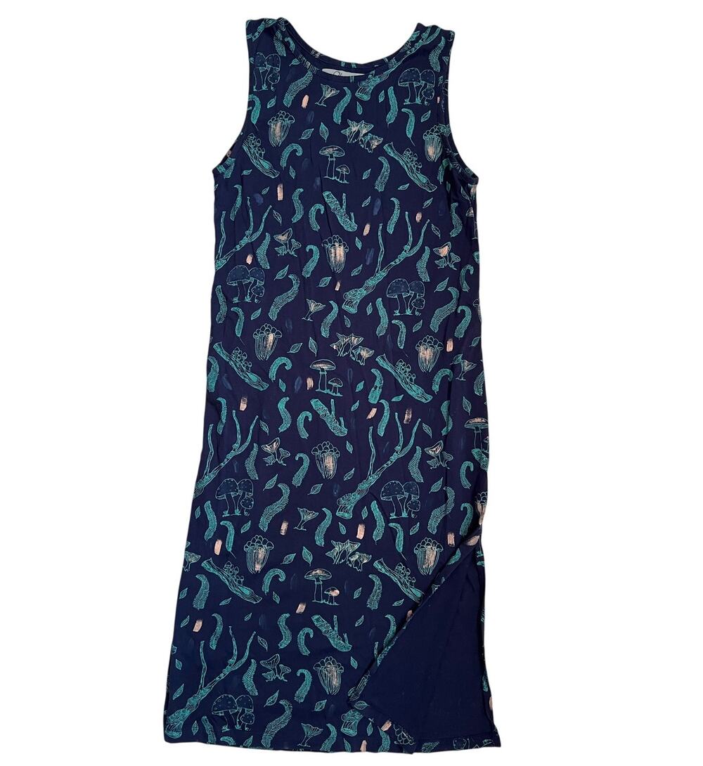 Tonlé x Plant Kween Recycled Fabric Tank Dress Size Small